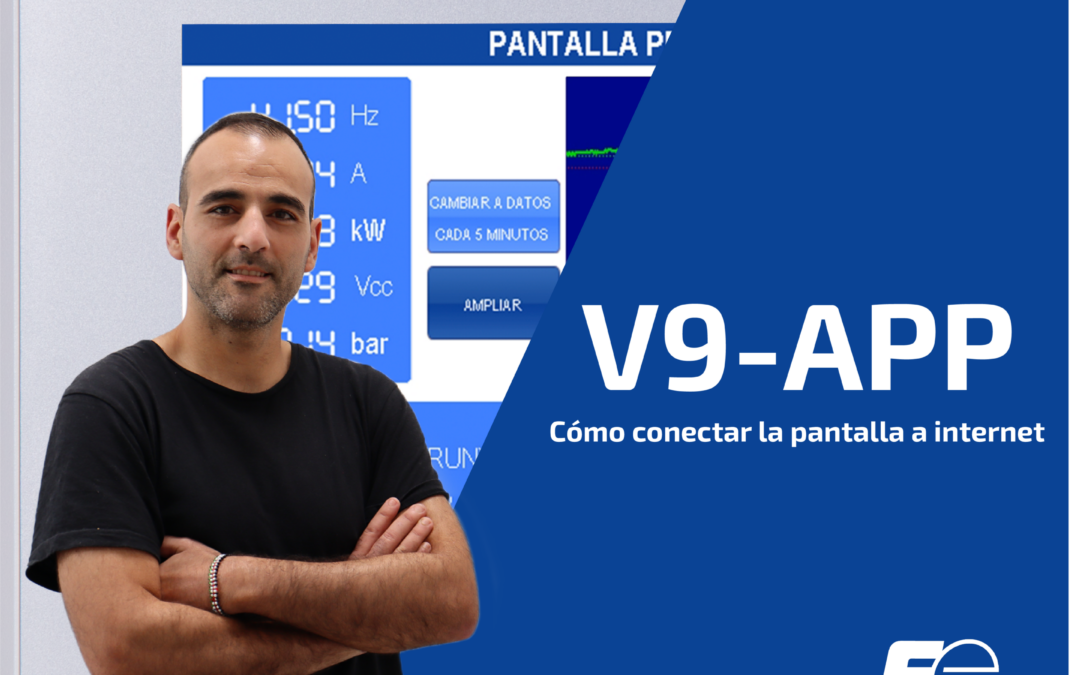 V9-APP: Cómo conectar la pantalla a internet